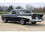 Mecum shoot in Bloomington IL. 1957 Chevy Restomod, owner Terry Woitz.