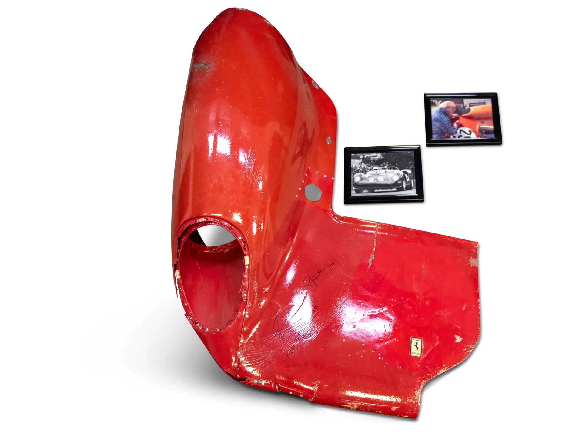 Ferrari 365 P2 Front Clip, Signed by David Piper Open Roads, Fall