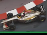 Martin Brundle at the 1996 Monaco Grand Prix.