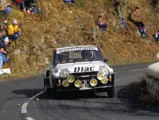 Jean-Luc Therier en-route to fourth overall at the 1984 Monte Carlo Rally.