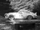 Harold Morley behind the wheel of the 2.7 RS at the 1973 RAC rally, where he finished 2nd in class.