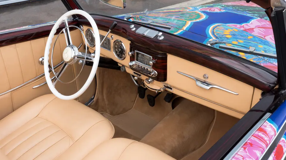 1952 Mercedes-Benz 220 Cabriolet painted by Hiro Yamagata