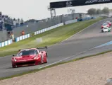 The 458 GT3 on track at Donington Park National.