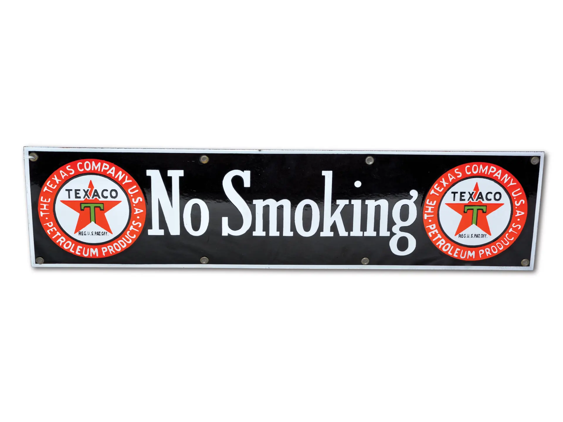 Texaco No Smoking with Texas Company Logo Sign | Auburn Spring 2019 ...
