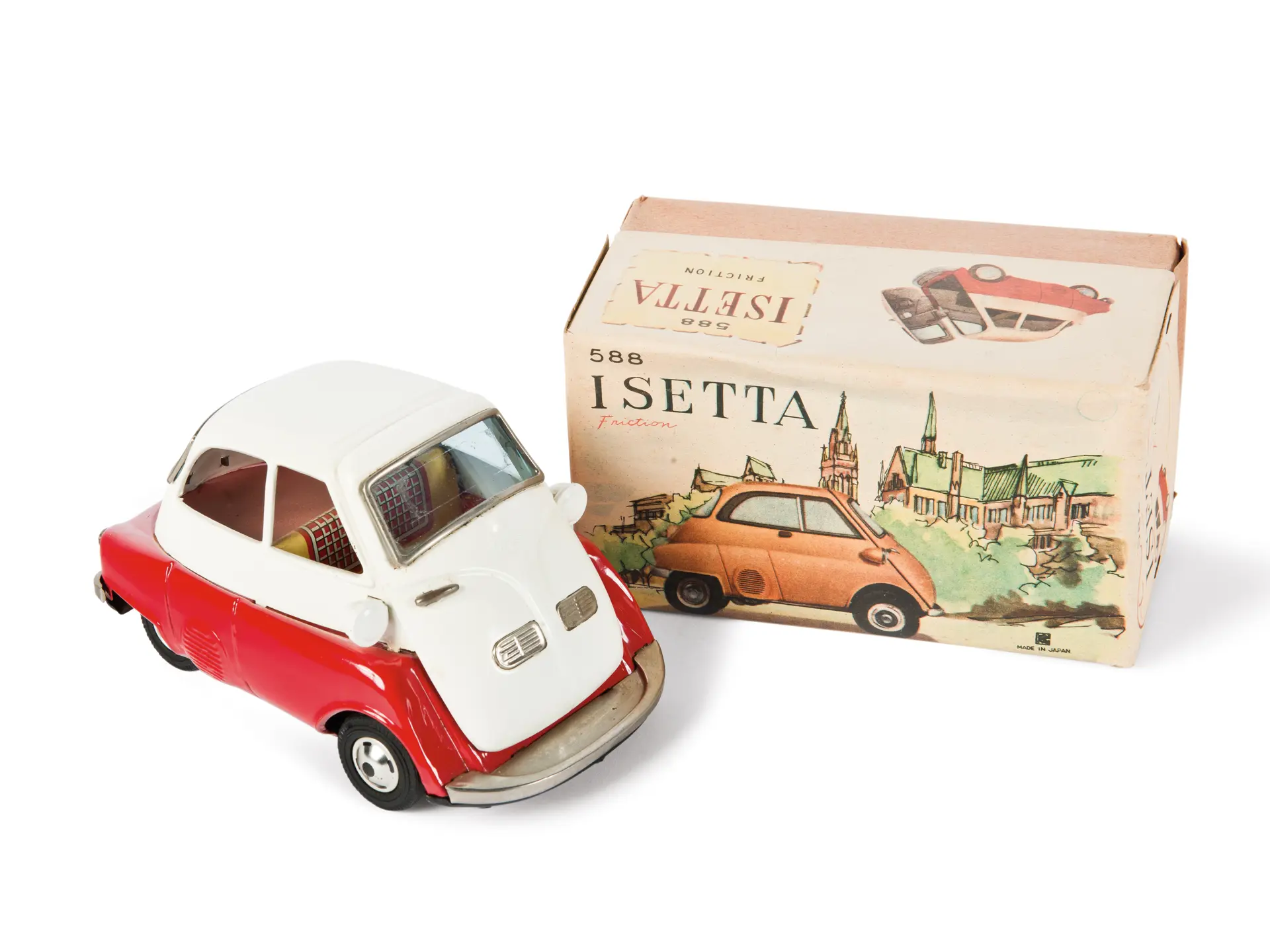 Bandai 588 BMW-ISETTA Original Box (PV211/997/25F Bandai 588 BMW-ISETTA Original Box (PV211/997/25F