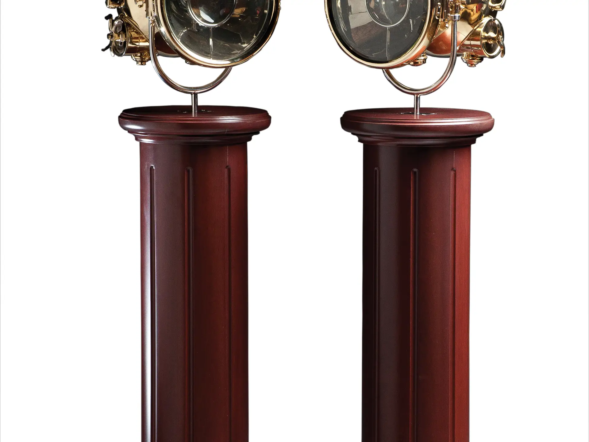 Pair of Louis Bleriot 12-inch Brass Headlamps | The Milhous Collection ...