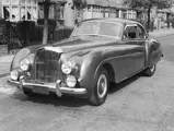 The Bentley is pictured on a road test in Crewe in September 1952.