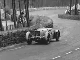 Leaving the Esses, Gaston Serraud hurtles down Tetre Rouge at the 1938 24 Hours of Le Mans.