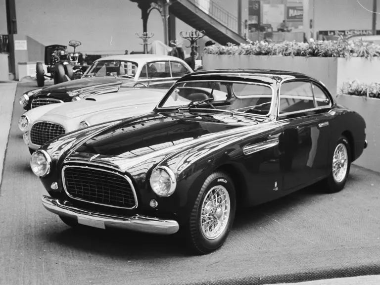 Chassis no. 0135/E at the 1951 Paris Motor Show.