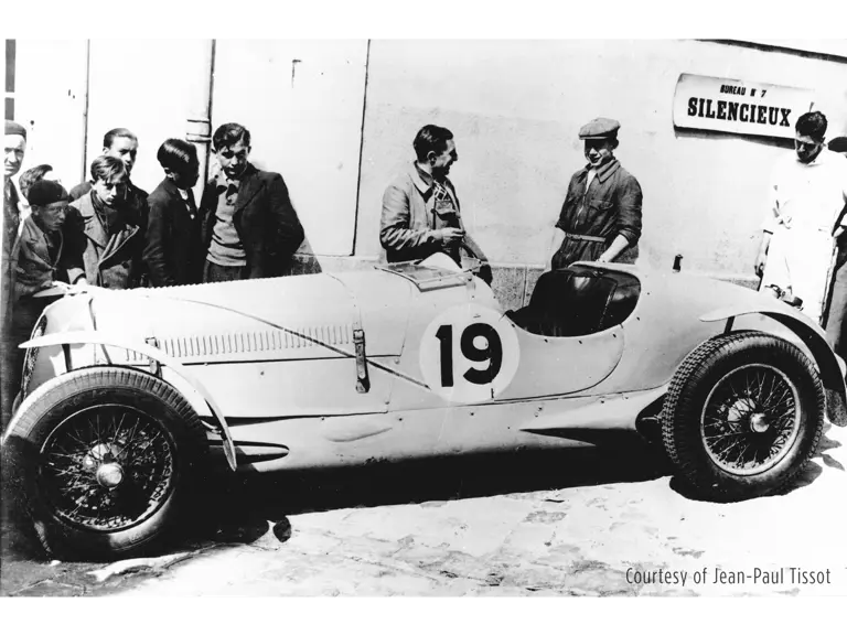 Chassis no. 46810 as seen prior to the 1939 24 Hours of Le Mans.