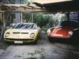 Chassis number 4245 parked at Karl Weber’s home with his 911 in 1974.