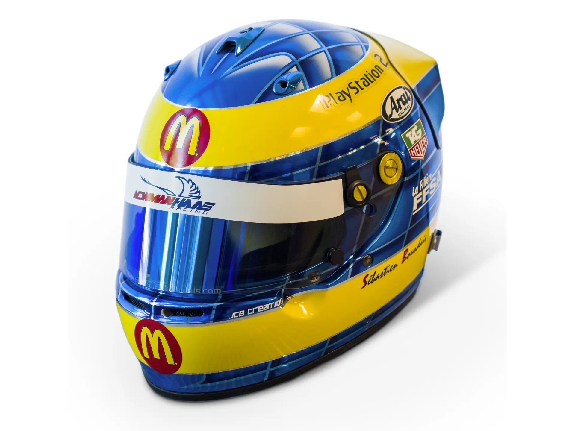 Sébastien Bourdais Signed Helmet Haas Collection RM Sotheby