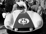Chassis no. 0510 M awaits the start of the 1955 12 Hours of Sebring.