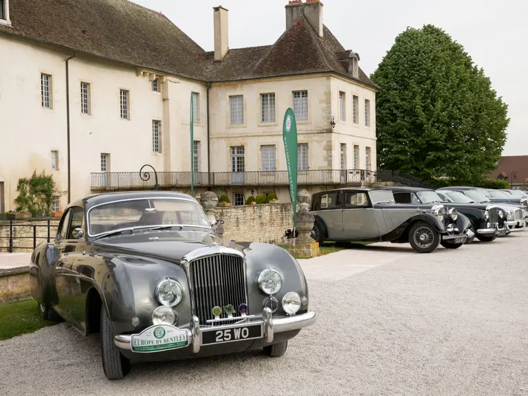 The R-Type is pictured attending the Europe by Bentley driving tour in 2014, an event hosted by the Bentley Drivers Club.