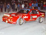 The 924 GTS Clubsport as seen at the 1983 Rally Città di Modena, where it placed 10th overall.