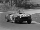 Driven by Ken Miles and Bob Holbert, CSX 2129, #98, finishes 1st in class, 2nd overall, in the Road America 500, Elkhart Lake, Wisconsin, September 1963.