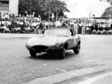 Manuel Nogueira Pinto behind the wheel of his E-Type in Angola in 1963.
