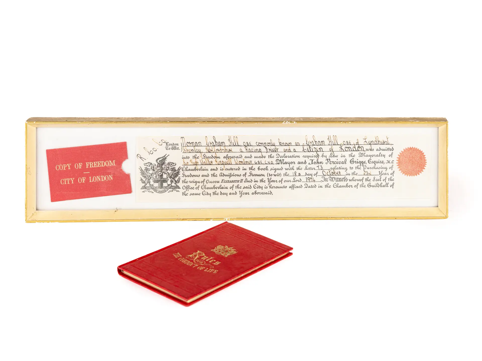 Freeman Of The City Of London Award