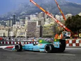 The Leyton House at the 1989 Monaco Grand Prix.