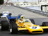 Piloted by Denny Hulme and wearing Bruce McLaren’s iconic livery, chassis 1 was driven to a 4th place finish at the 1971 Monaco Grand Prix.