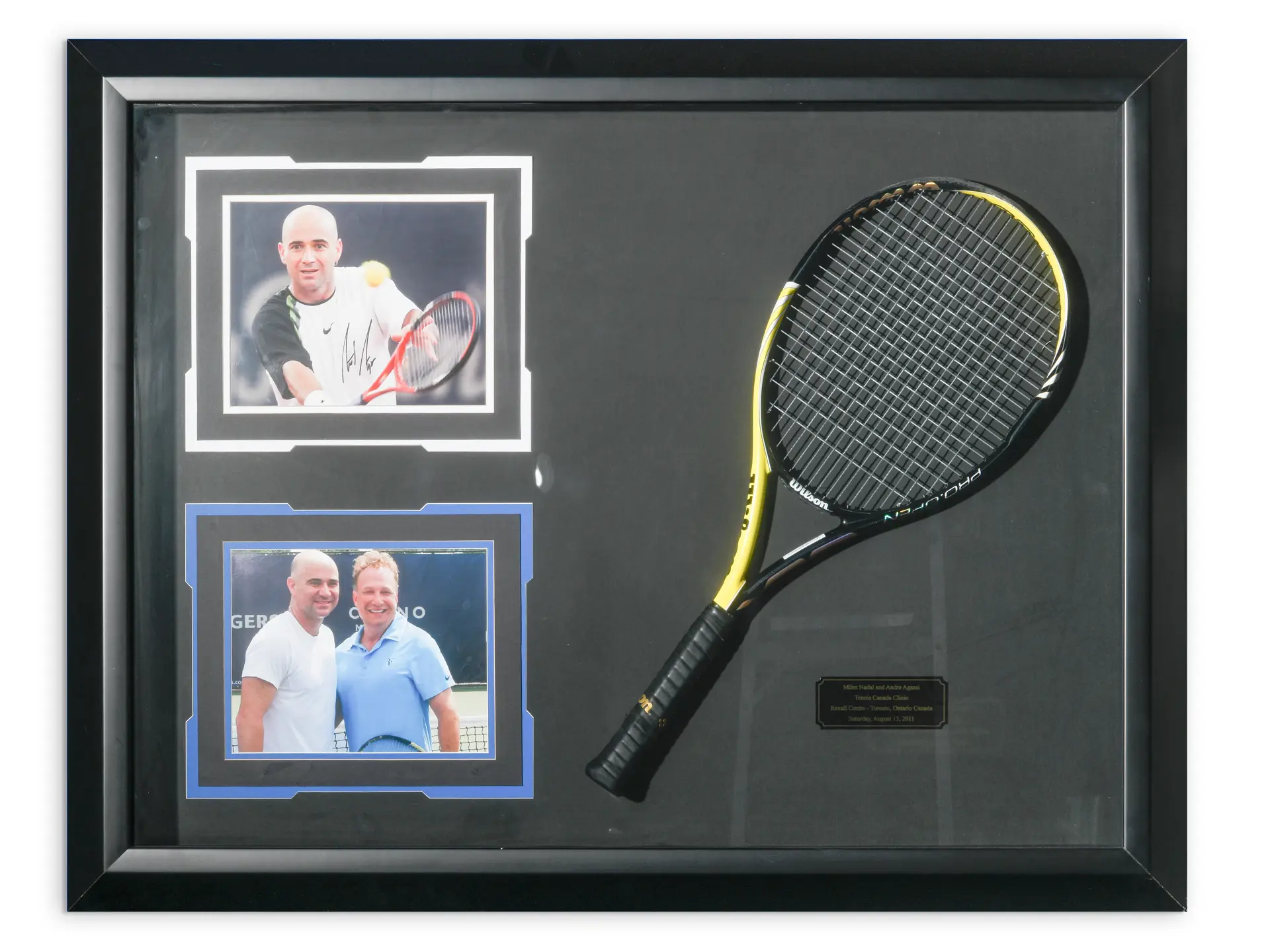 Andre Agassi Autographed Tennis Racquet | Dare to Dream | Online | RM ...