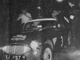 XJB 871 en-route to GT class victory at the 1961 Acropolis Rally.