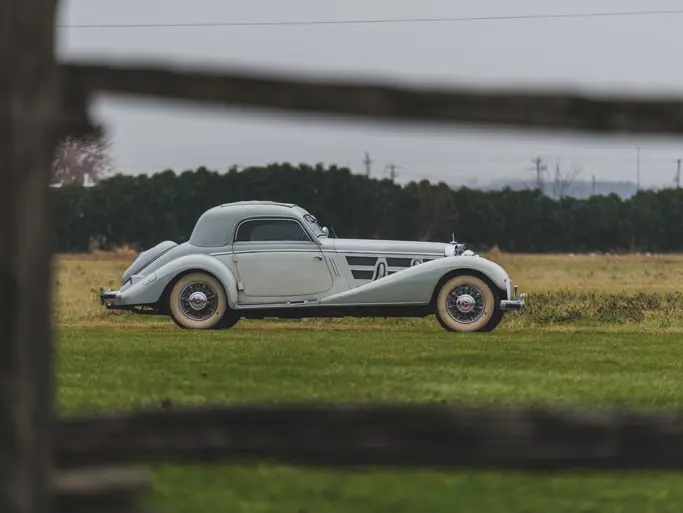 1937 Mercedes Benz 540 K Coupe by Hebmüller offered at RM Sothebys Arizona live auction 2020