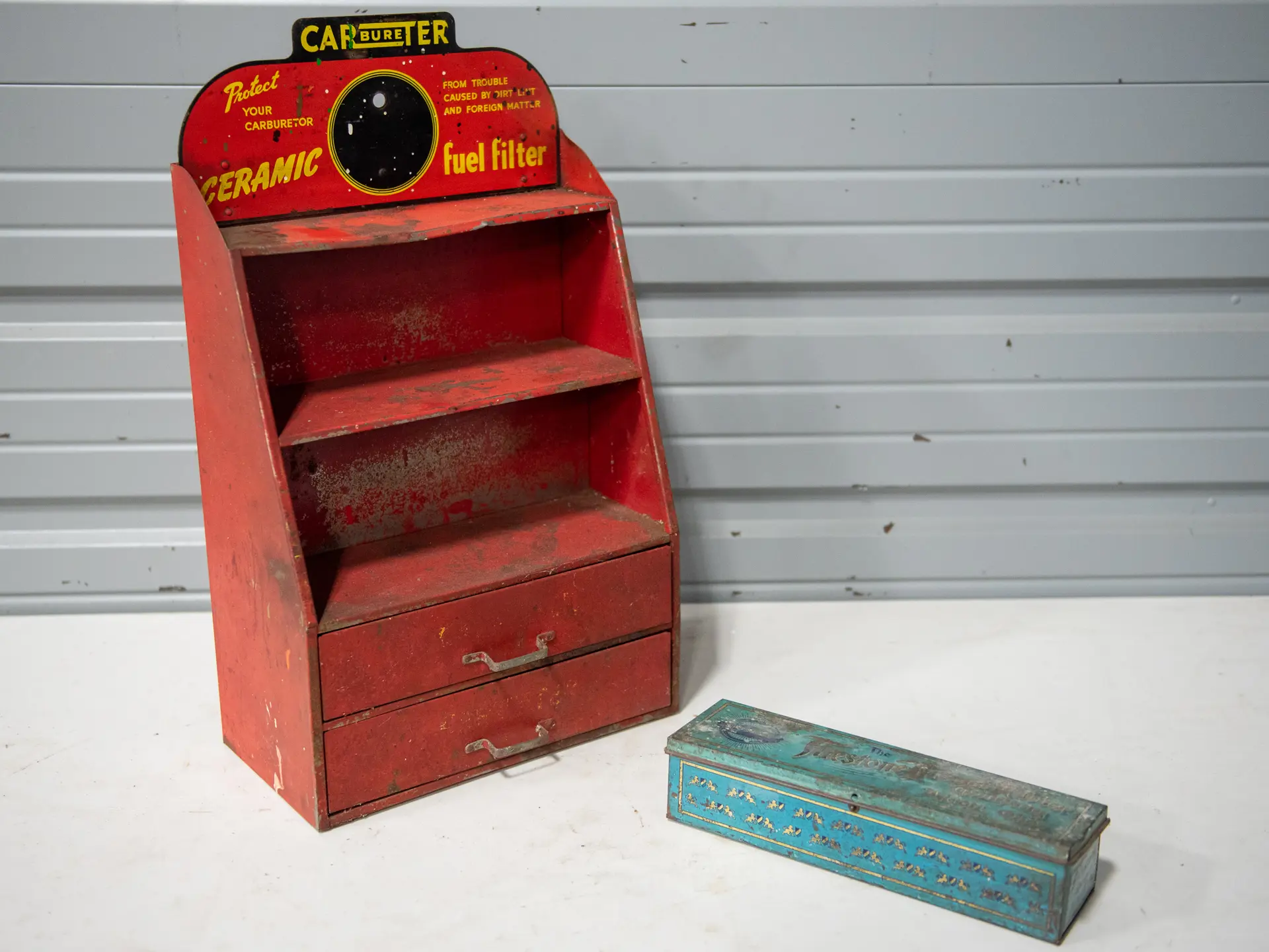 Carburetors Display and Firestone Box Auburn Fall 2021 RM Sotheby's