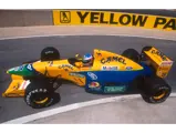 Michael Schumacher behind the wheel of B191-08 at the Formula 1 South African Grand Prix, March 1992.