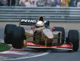 Martin Brundle at the 1996 Canadian Grand Prix where he finished 6th overall.