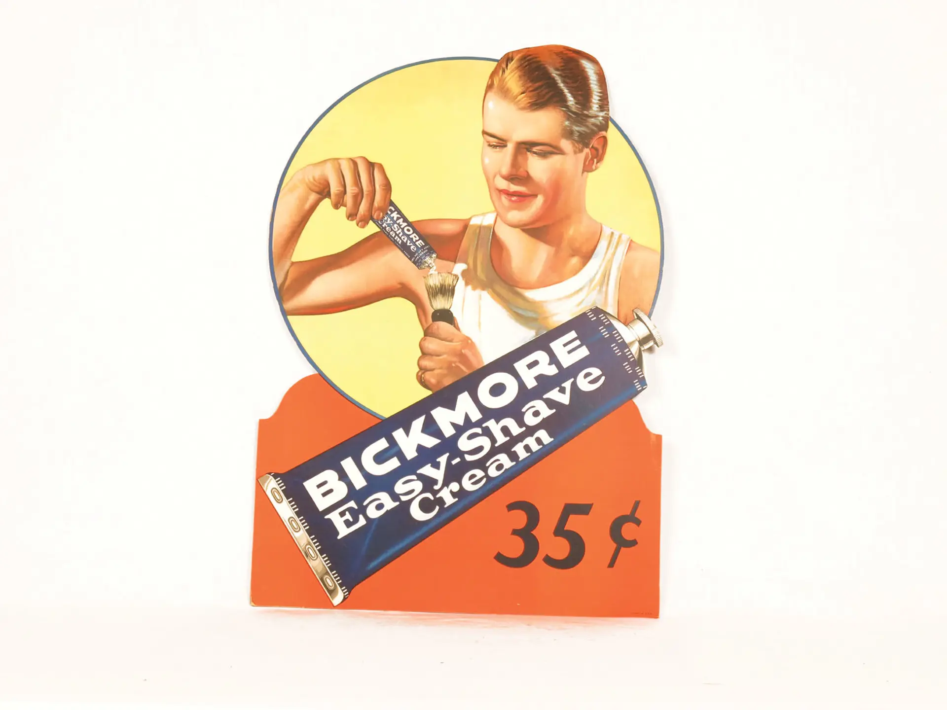 Bickmore Shaving Cream Die-Cut Cardboard Standup | Auburn Memorabilia ...