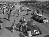 Driven by Ken Miles and Bob Holbert, CSX 2129, #98, finishes 1st in class, 2nd overall, in the Road America 500, Elkhart Lake, Wisconsin, September 1963.