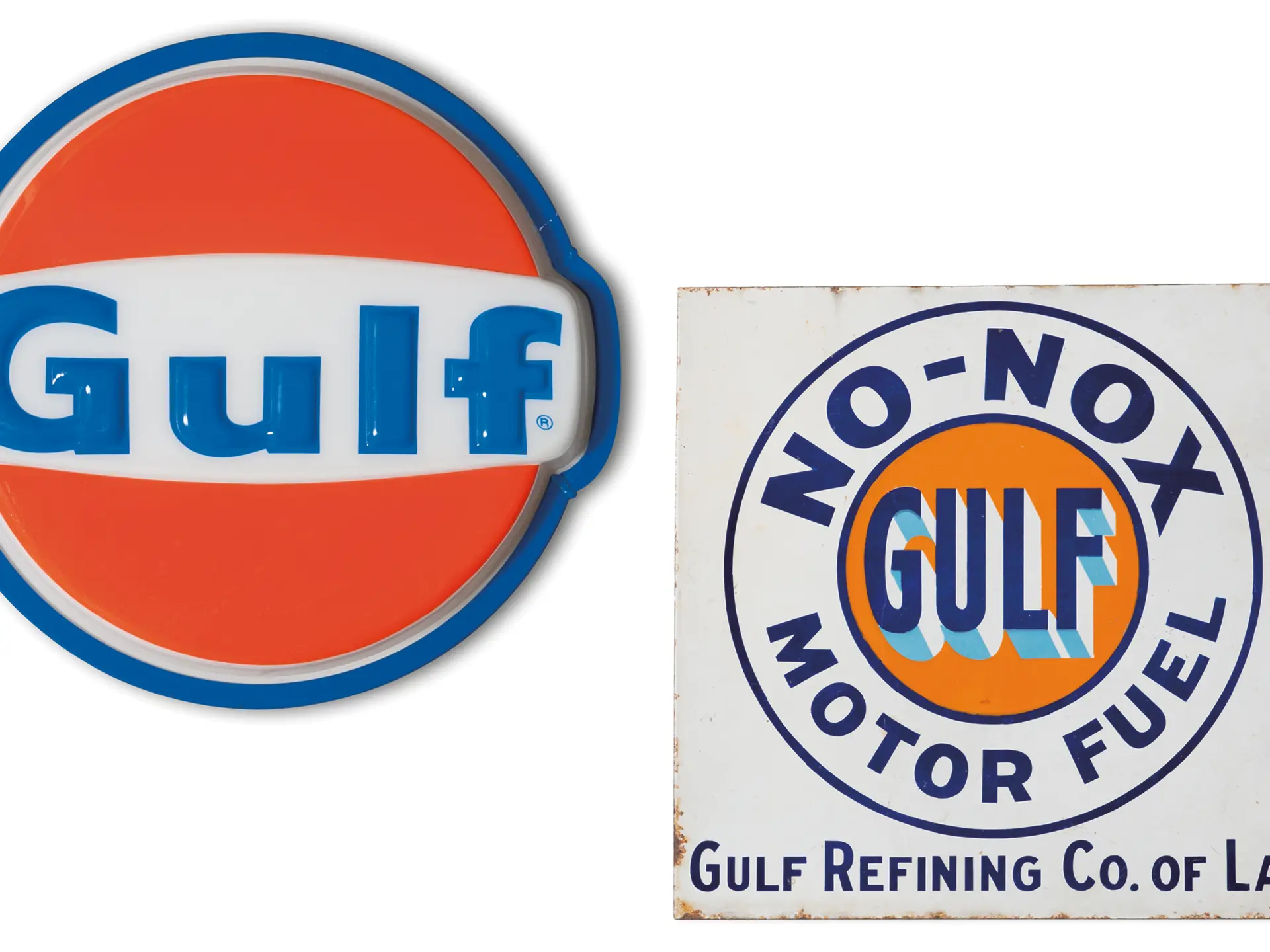 Two Gulf Signs | The Dingman Collection 2012 | RM Sotheby's