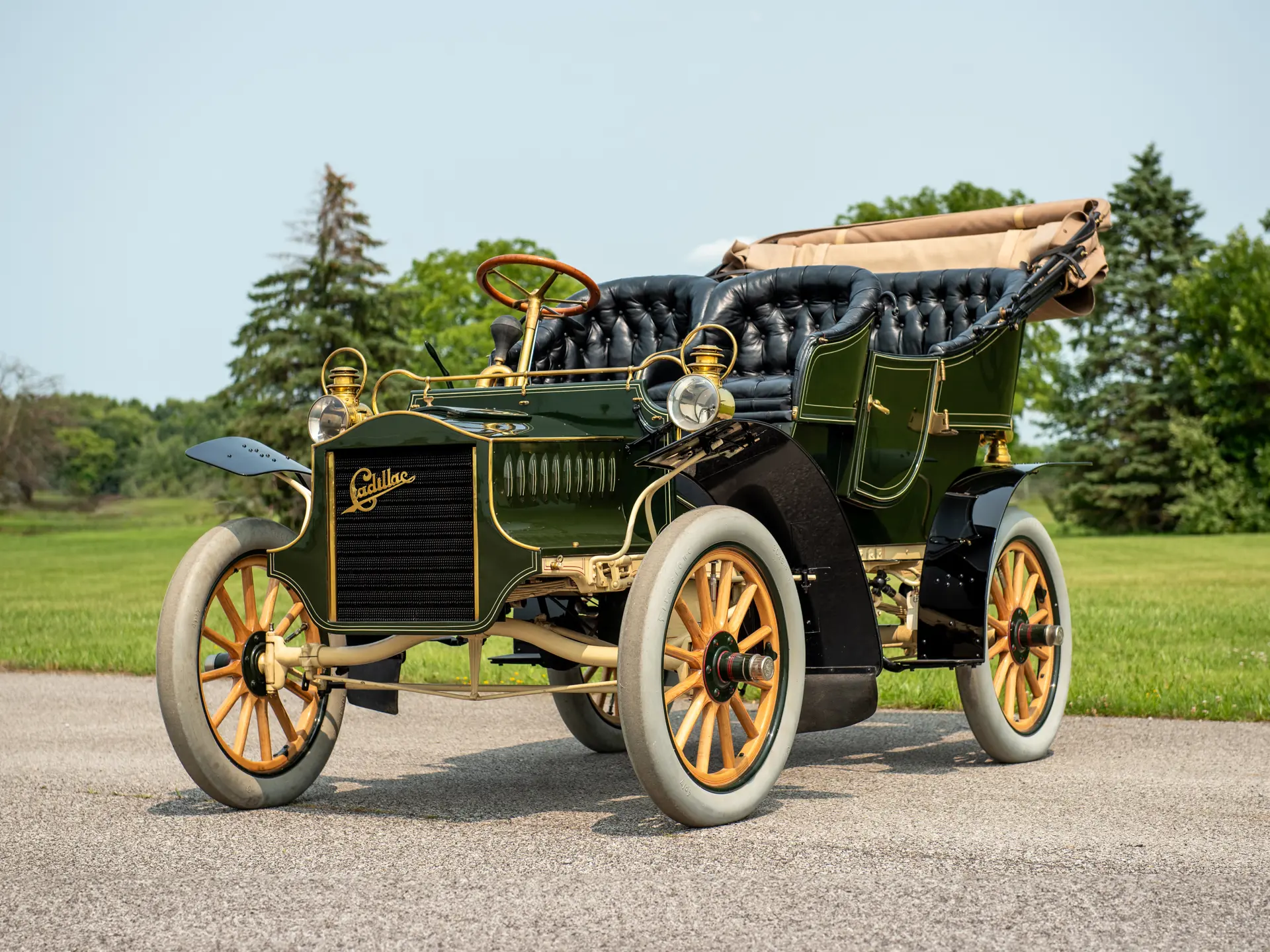 1905 Cadillac Model F Four-Passenger Touring | Hershey 2023 | RM Sotheby's