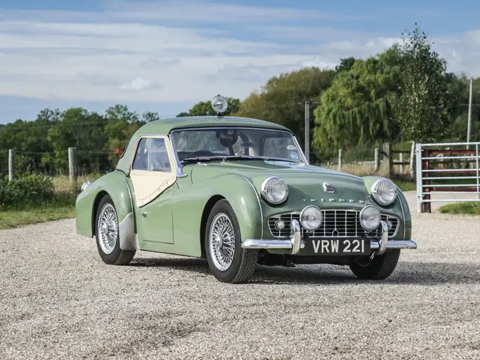 1958 Triumph TR3A Works Rally Car available through RM Sothebys Private Sales Division 2021