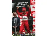 The Schumacher brothers completed a 1-2 finish at the 2003 Canadian Grand Prix, with Michael taking top spot.