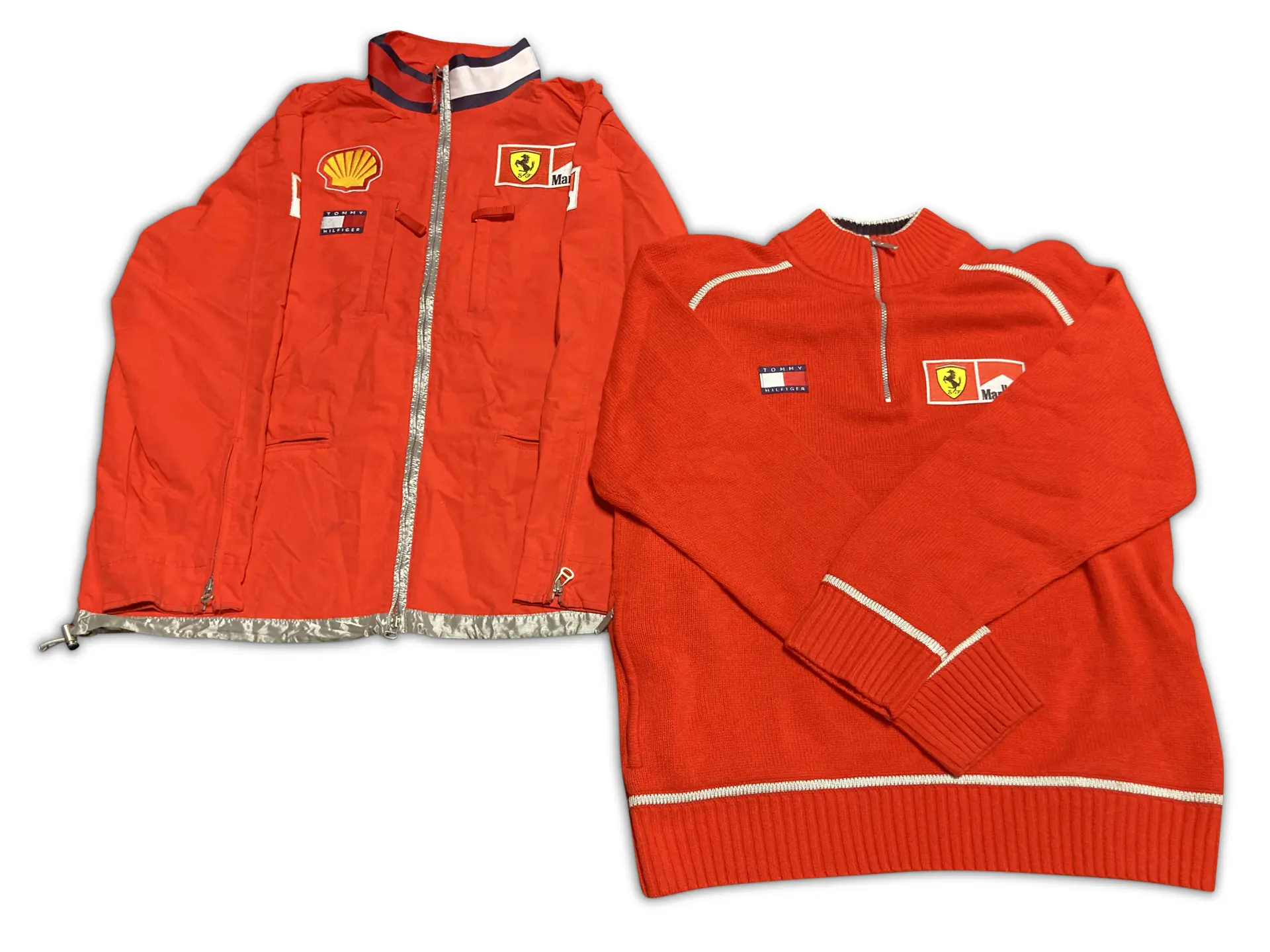 Scuderia Ferrari Waterproof Windbreaker and Pullover Sweater by Tommy ...