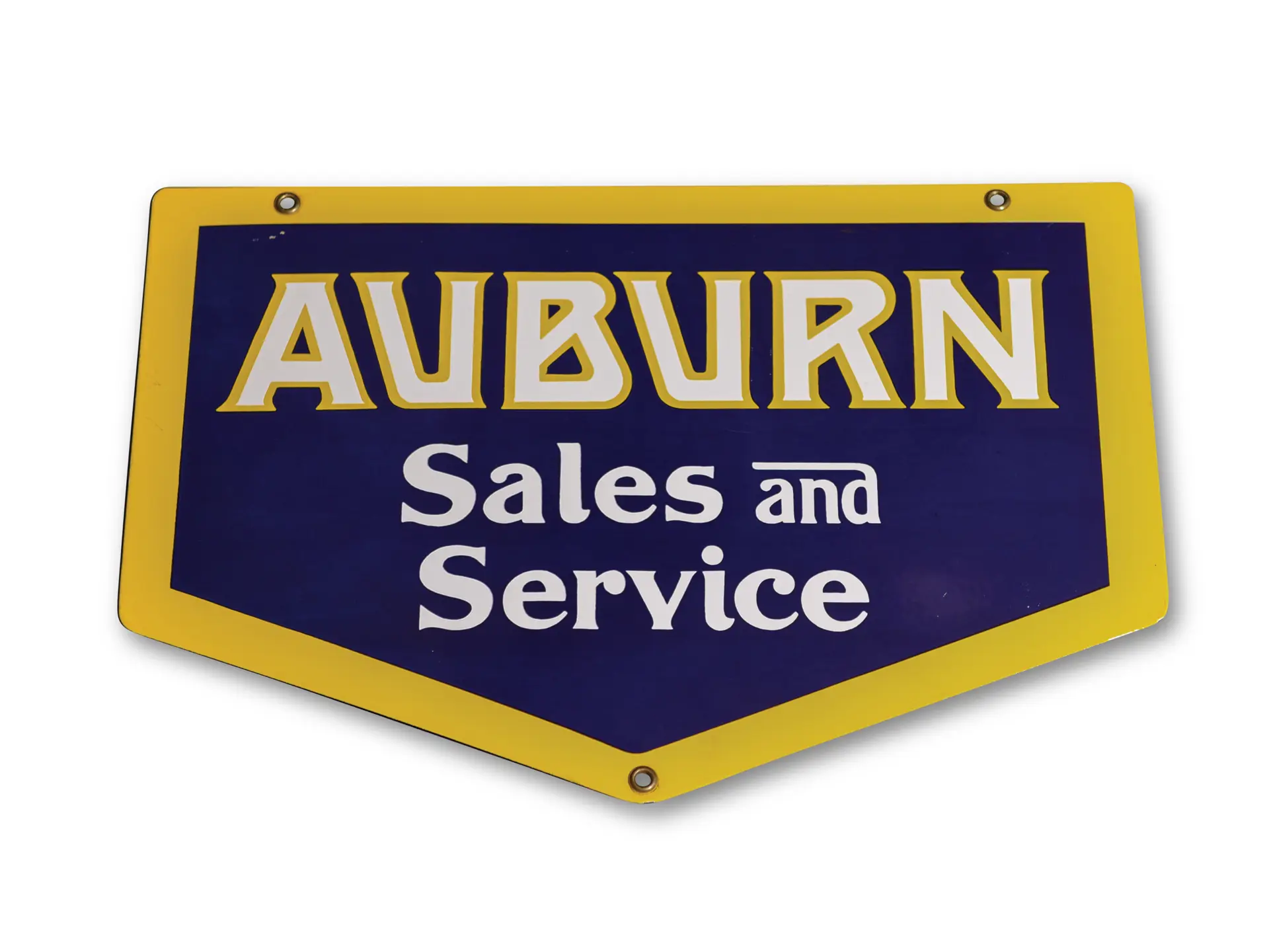 Auburn Sales and Service Reproduction Sign Hershey 2019 RM Sotheby's