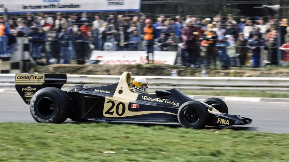 Jody Scheckter finished 2nd in the Race of Champions at Brands Hatch on 30 March 1977.