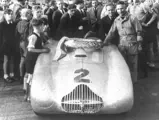 The Großmutter is seen wearing its first body, having claimed a 2nd-place result at the 1949 Shauinsland-Freiburg Hillclimb. 