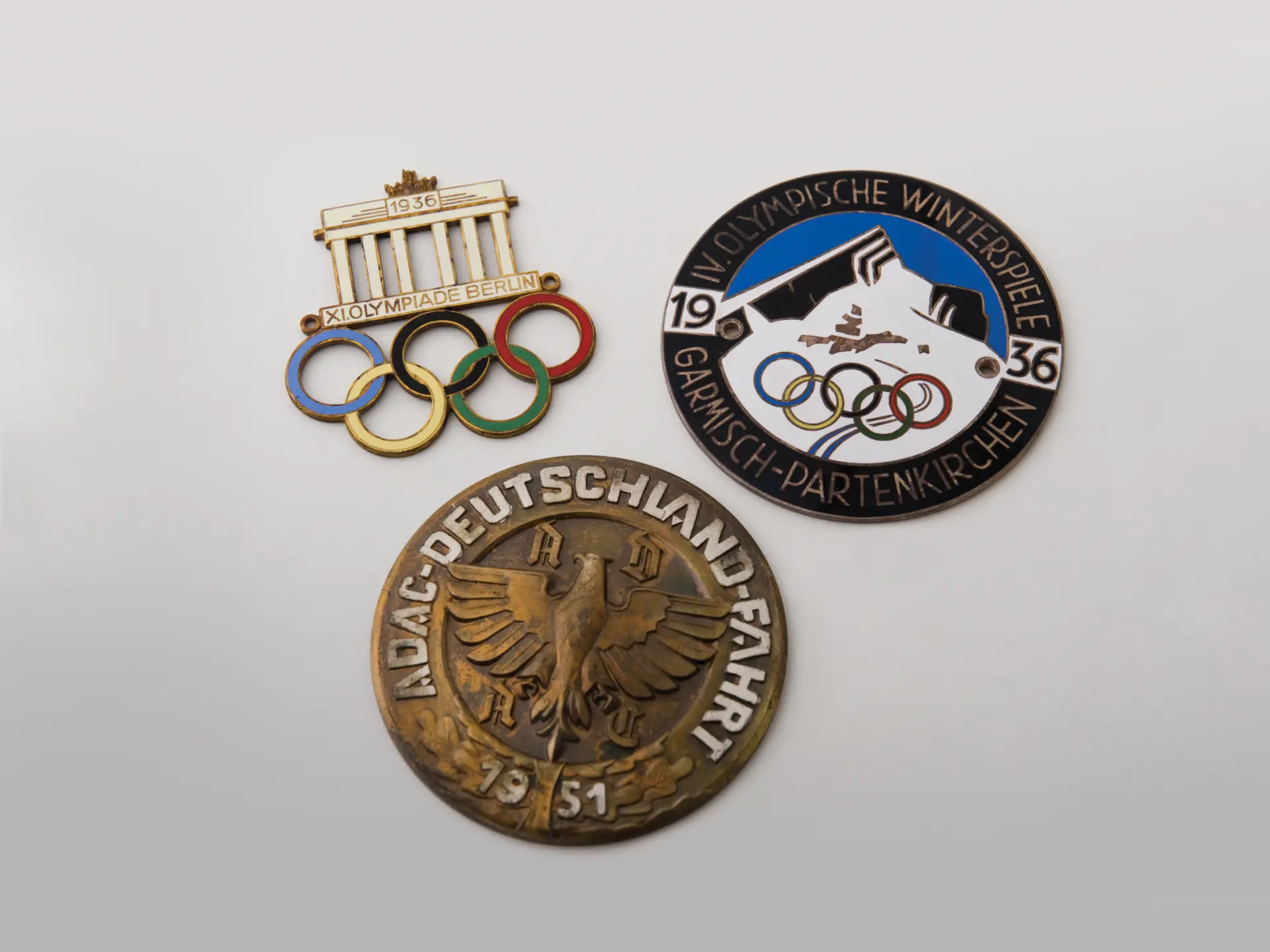 Commemorative Olympic Badges | Vintage Motor Cars of Hershey 2009 | RM ...