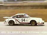 John Tunstall, Stephen Behr, and Lou Timolat attack the competition IMSA-GT class in their T&C Racing #54 DNF, 1978 24 Hours of Daytona.