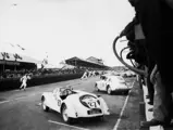 Start of the 24 Hours of Le Mans race, 1939.