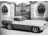 Ghia shows of their 375 MM that was to be displayed at the 1955 Turin Motor Show.