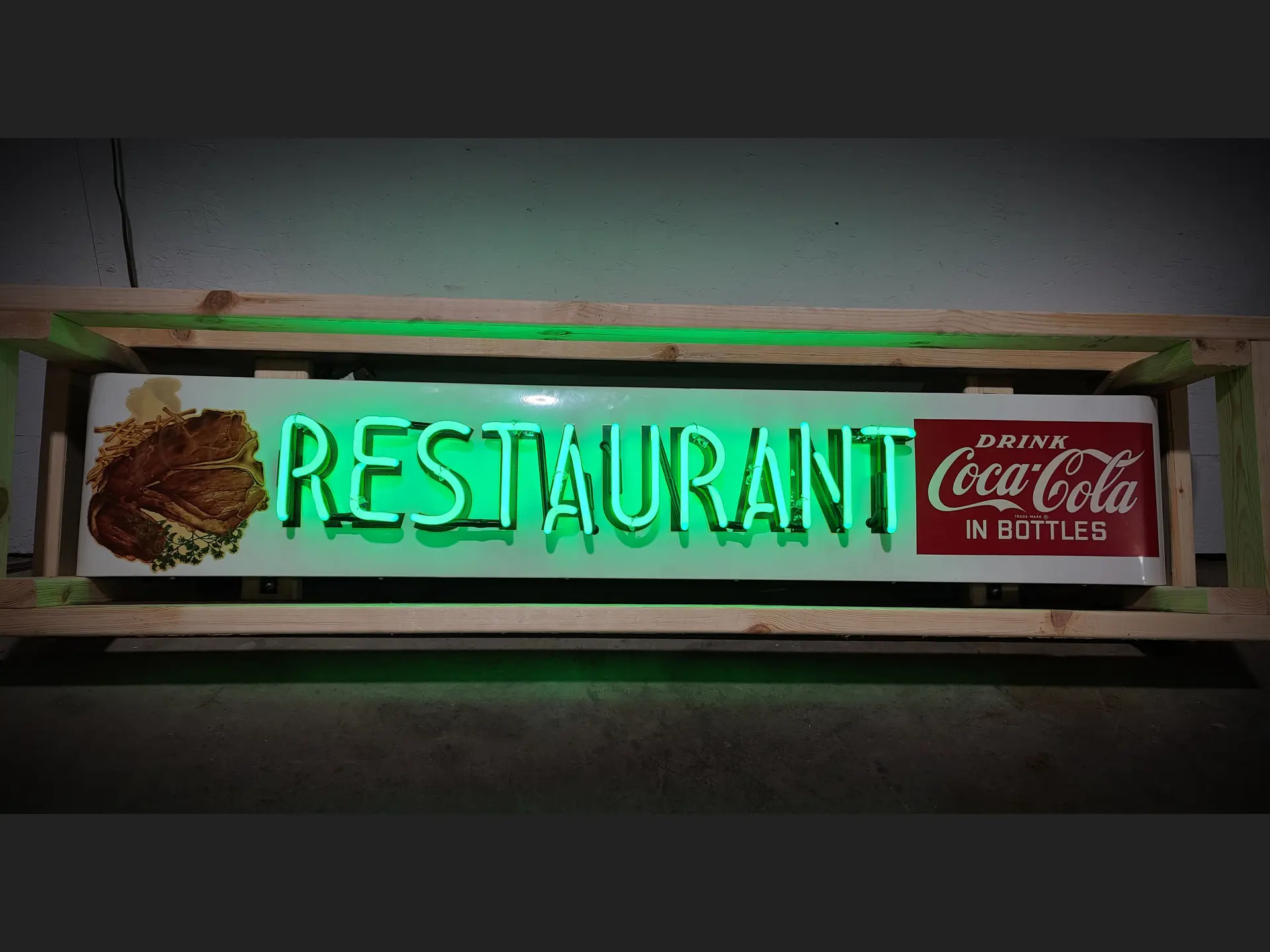 CocaCola Restaurant Tin Neon Sign Fort Lauderdale 2022 RM Sotheby's