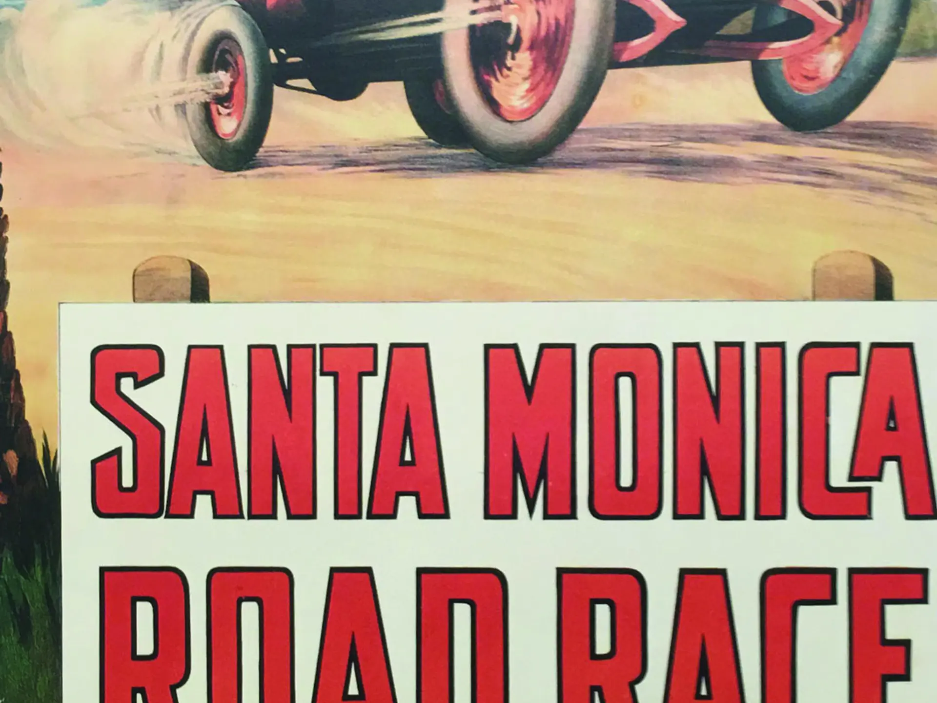 1912 Santa Monica Road Race Poster Santa Monica 2017 RM Sotheby's