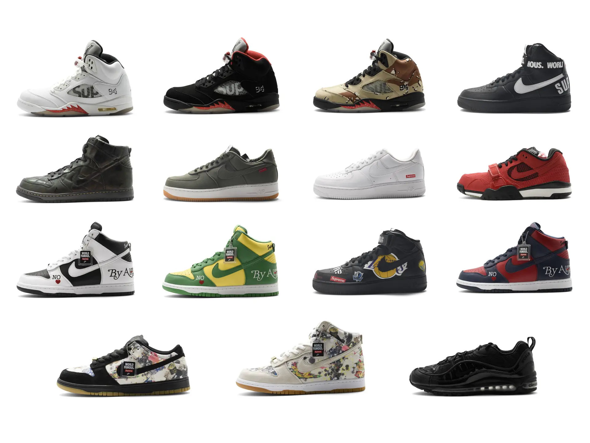 Set of 15 | Nike Supreme Sneakers | Dare to Dream | The Ultimate ...