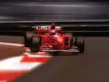 1997 Monaco Grand Prix.
Monte Carlo, Monaco.
8-11 May 1997.
Michael Schumacher (Ferrari F310B) 1st position, at the penultimate corner of Piscine.
Ref-97 MON 34.
World  Copyright - LAT Photographic