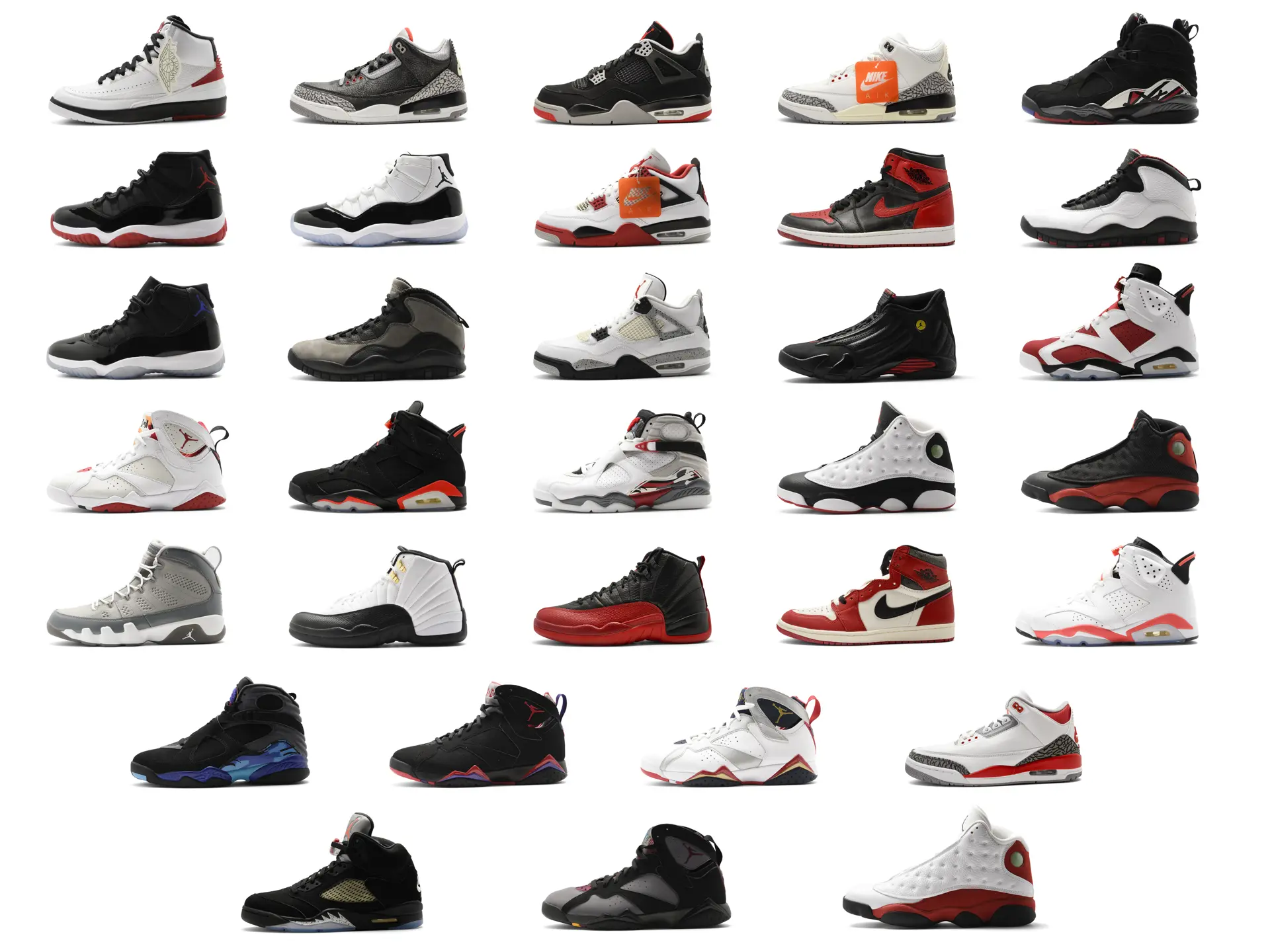 Set of 32 | Nike Air Jordan Sneakers | Dare to Dream | The Ultimate ...