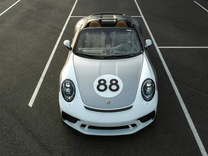 2019 Porsche Speedster offered in RM Sothebys A Porsche with Purpose online auction 2022